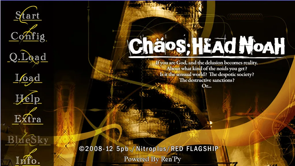 【GalGame】【PC】CHAOS;HEAD NOAH 混沌之脑；诺亚&#038;混沌之脑；诺亚（导演剪辑版）
