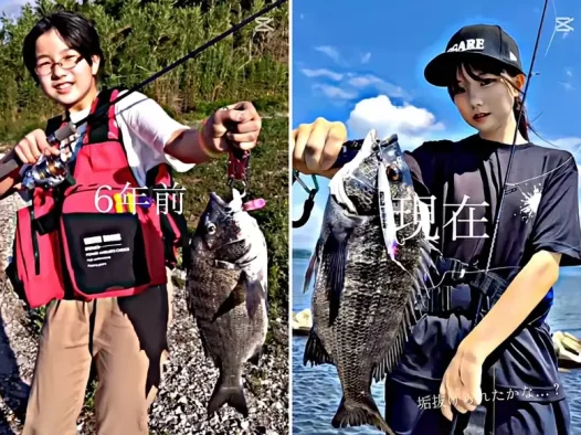 以为是男孩结果是钓鱼美少女的《aoi酱》6年前后的对比照获得160万网友的惊叹