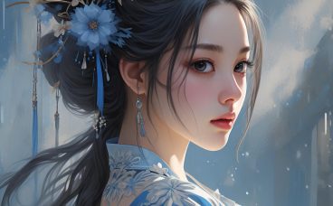 古风头像女💙蓝色系来啦～ 9张