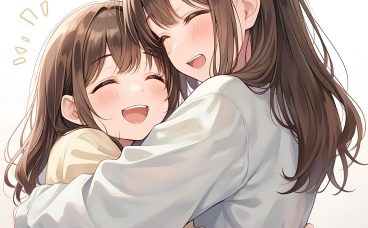 母与女儿卡通头像👩‍👧，萌化人心～ 8张