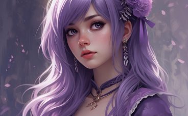 女生紫色系头像💜|超美预警！9张