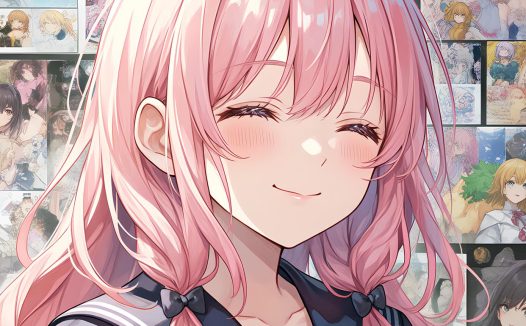 女生头像💖粉色头发动漫风来袭～9张