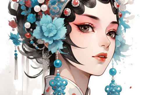 京剧脸谱头像女性🎨|国粹之美,绝了!8张