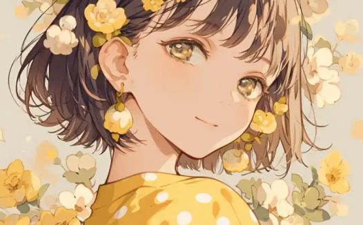 卡通女生头像‖银铃摇碎，晴光自生 12张