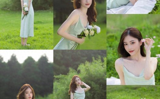 草地拍照9个姿势,超简单,告别尴尬,拍照上镜好看