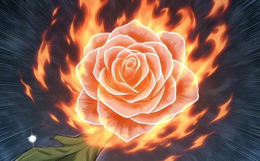 火烧玫瑰头像🔥🌹，独特魅力 9张