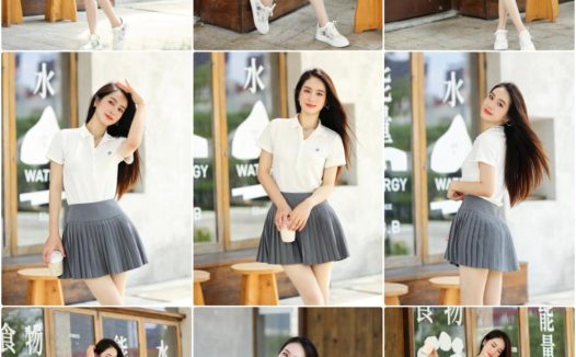 JK裙拍照,9个拍照姿势,拍照温柔漂亮,好看又有大长腿