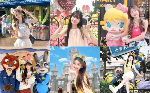 游乐圆拍照姿势,跟着姿势学,动作越大拍照越出片