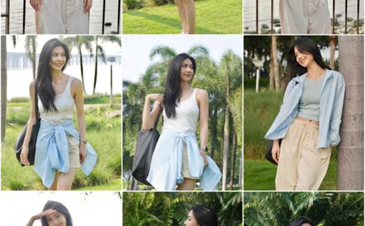 公园拍照，9个姿势，拍照上镜自然、松弛漂亮